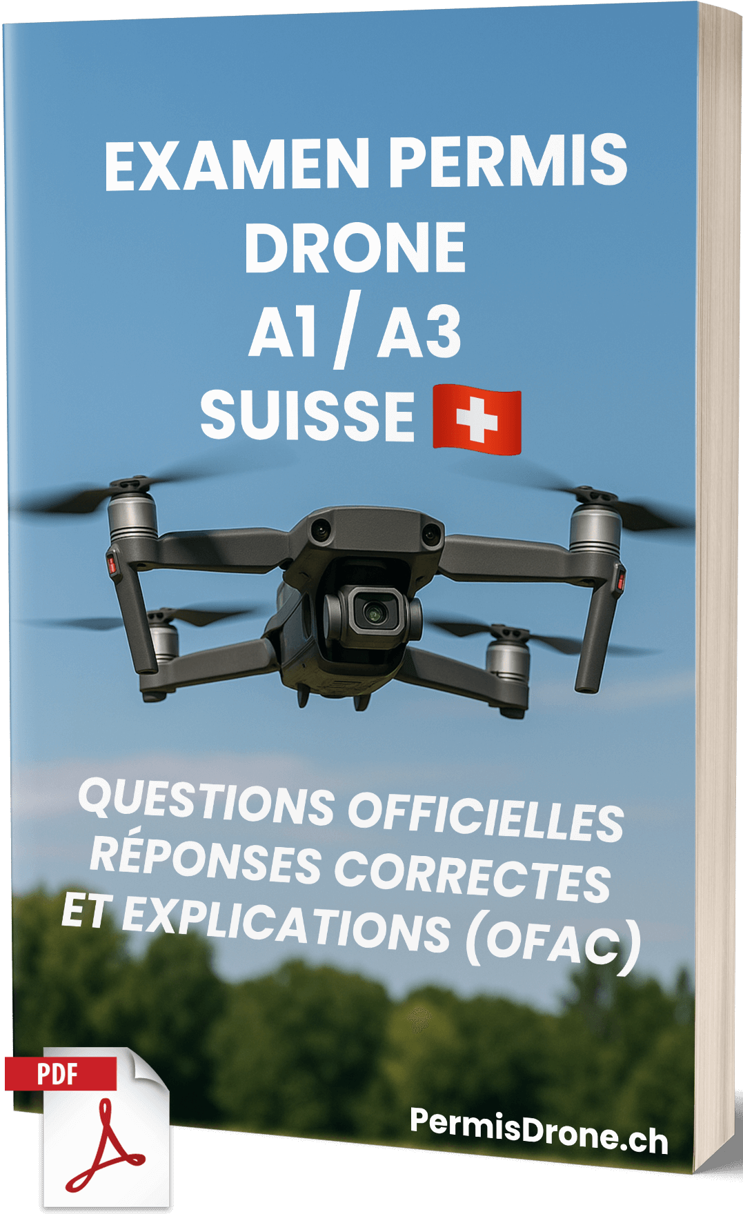 Permis Drone A1/A3 Suisse - Préparation Examen OFAC: Questions Officielles, Réponses et Explications - Image 1