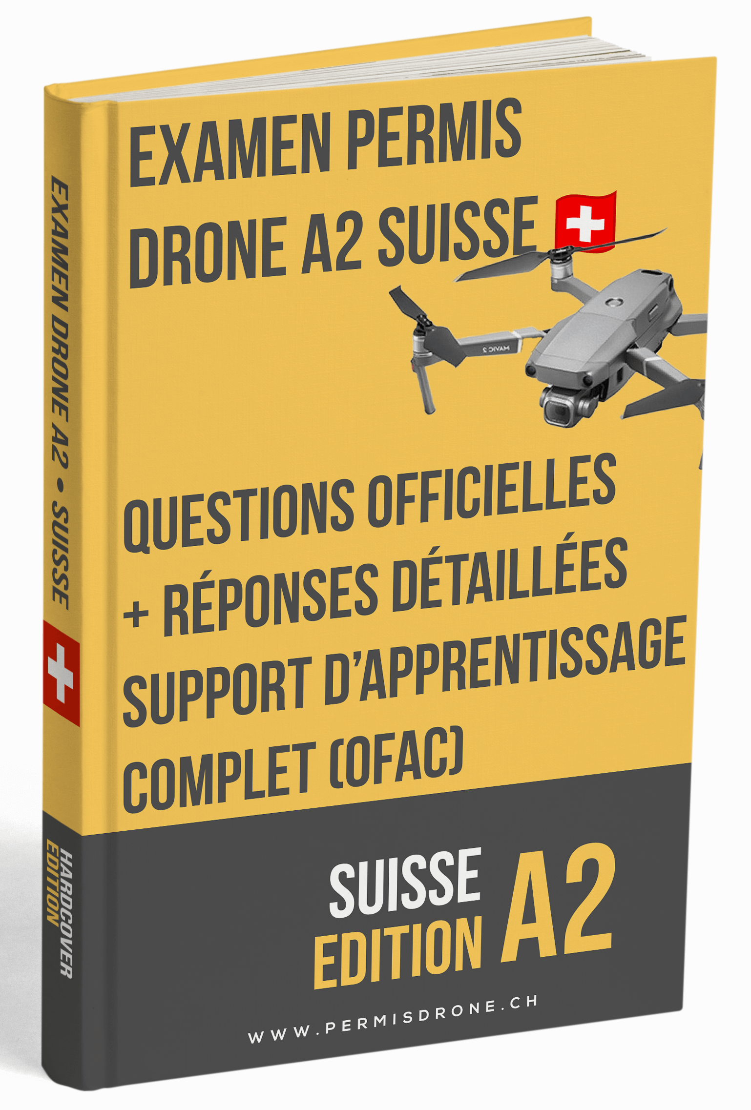 Examen Permis Drone A2 Suisse – Préparation complète avec questions officielles, réponses détaillées et support d’apprentissage (OFAC) - Image 1